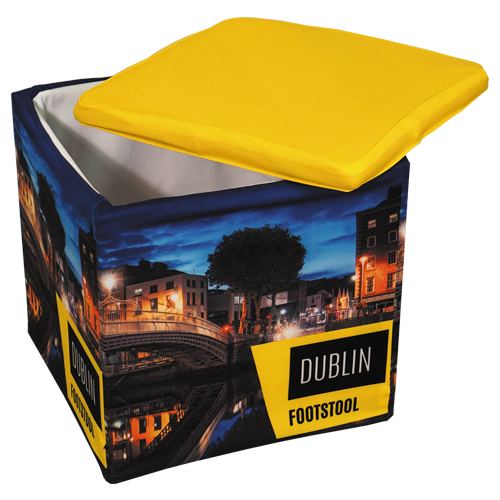 Dublin seating printed cube