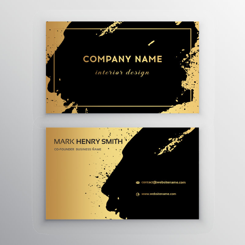 Foiled Business Card