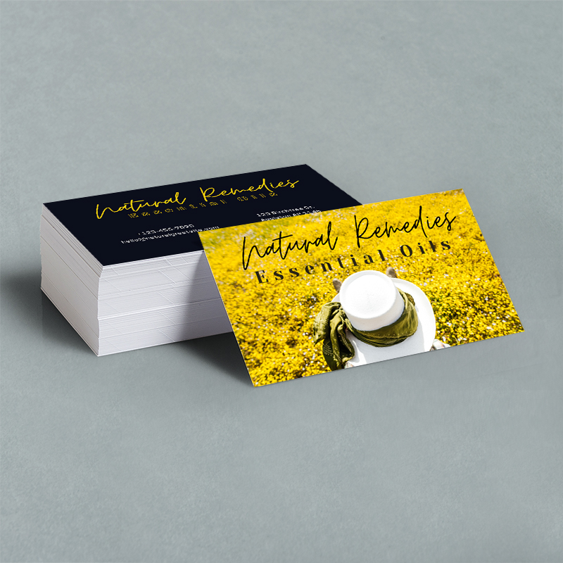 Natural Remedies Business Card