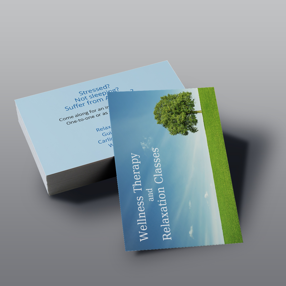 Wellness Uncoated Business Card