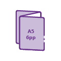 A5 6pp Folded Leaflet