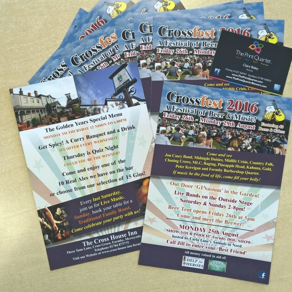 A5 Double Sided Flyer
