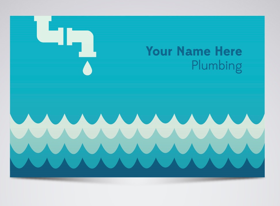 Magnetic Plumbing Business Card