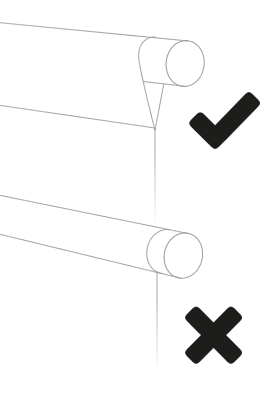 How a pole pocket should look